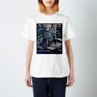 林亮太 色鉛筆画グッズショップの春の泉（前面プリント） スタンダードTシャツ