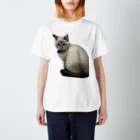 しゅりとねこのもかもか Regular Fit T-Shirt