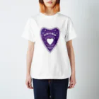 中華呪術堂（チャイナマジックホール）の【紫ラメ・前】OUIJA BOARD PLANCHETTE スタンダードTシャツ