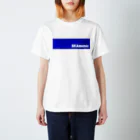 skamuzik a go goのSKAmusic 青シカク スタンダードTシャツ