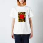 Strawberryのバラの花Tシャツ スタンダードTシャツ