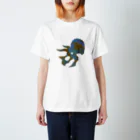 白亜画廊 SUZURI店のSkull of Triceratops Regular Fit T-Shirt