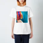 ともの colorful beauties Regular Fit T-Shirt