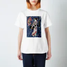 PALA's SHOP　cool、シュール、古風、和風、の和風　浮世絵 「渓斎英泉 」美人画 Regular Fit T-Shirt