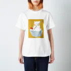 星野ねこはるのしろくまくん Regular Fit T-Shirt