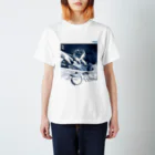 S-Kekki顕在思考室のSFサークルT/黒 Regular Fit T-Shirt