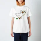 LalaHangeulの오리 (アヒル)韓国語オノマトペ Regular Fit T-Shirt