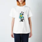 ue☆(ウイ）のハシビロコウと双子パンダちゃん Regular Fit T-Shirt