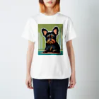 アートワーク探偵のモジャモジャ犬 スタンダードTシャツ