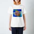 onmycolorの楽描き店のくらげーぬ・くらげーる　さん スタンダードTシャツ