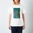 世界の名画館 SHOPのゴッホ「花咲くアーモンドの木の枝」 スタンダードTシャツ