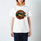 スバルSUZURI店のferocious crocodile 01 スタンダードTシャツ