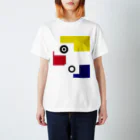 NOのTHREE SQUARE Regular Fit T-Shirt