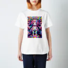 GUMIKOのカラフルなgirl スタンダードTシャツ