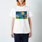 社会福祉法人　真奉会の2023.9ワークショップあいら（壁画） Regular Fit T-Shirt
