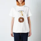 真希ナルセ（マキナル）のI love donuts!（赤柴） Regular Fit T-Shirt