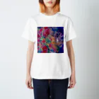 【抽象画】melty moon【フルイドアート】のキャンディ Regular Fit T-Shirt
