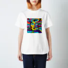 ばぶるもあの靡かれる女性 Regular Fit T-Shirt