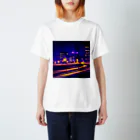 持続可能なサプライショップの都会の夜景 スタンダードTシャツ