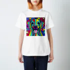 nakagawa-kikakuの奇抜なアート風の可愛い犬のグッズ Regular Fit T-Shirt