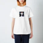 Okite_nemuruの麦わら帽子の女子高生 Regular Fit T-Shirt