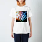 kiisaのcolorful sky  Regular Fit T-Shirt