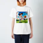 八雲のサッカーガール スタンダードTシャツ