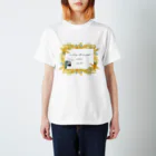 mariechan_koboの077 go with シモフリインコ  Regular Fit T-Shirt