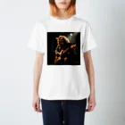 Gavi'sのRockなCat 猫ギターバージョン2 Regular Fit T-Shirt