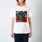 k,sのスーパーヒーローキャット Regular Fit T-Shirt