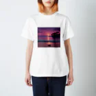 DapperMixの絵画の風景、海辺にグッズ スタンダードTシャツ