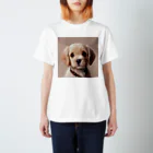 kunkun1048のめちゃカワ犬 スタンダードTシャツ