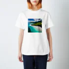 DapperMixの空からの楽園、透明な海グッズ スタンダードTシャツ