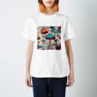ぶーたんの美しいカラフルなキノコ Regular Fit T-Shirt