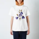 Atelier Petrichor Forestのキキョウ Chinese bellflower Regular Fit T-Shirt