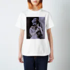 PALA's SHOP　cool、シュール、古風、和風、のMarilynMonroe　&　CAT Regular Fit T-Shirt