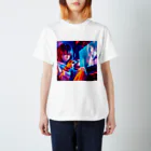 AI Creative Hub（AIクリエイティブハブ）のゲーミング 少女 Regular Fit T-Shirt