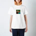 Hamatsukiのドット絵のカバ スタンダードTシャツ