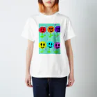 pasonkoのニコニコ花 Regular Fit T-Shirt