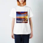 ChromastrAlの---Shoreline Farewell--- Regular Fit T-Shirt