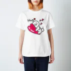 Cute mascot dogsのHug Bichon Frise Regular Fit T-Shirt