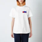 Zoltax.のZoltax. グラフィティ ロゴ トリコロール Regular Fit T-Shirt