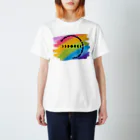  MIRACLE MOONの満ち欠ける月rainbow スタンダードTシャツ