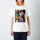 ワンダーワールド・ワンストップのポップアートスタイルのデジタルアート② スタンダードTシャツ