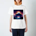 keisan2 shopの幻想的な富士山グッズ Regular Fit T-Shirt