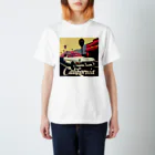 めそぽのカリフォルニアの白い車 Regular Fit T-Shirt