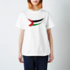 松や SUZURI店のPALESTINE FLAG スタンダードTシャツ