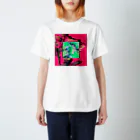 AXELのエモグリッチフラワー Regular Fit T-Shirt