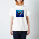 CATLESのCATLES HUNGRY MIND 水中の腹ペコ猫大冒険  Regular Fit T-Shirt