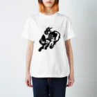 黒猫の鍵尻尾のBanG Cat Regular Fit T-Shirt